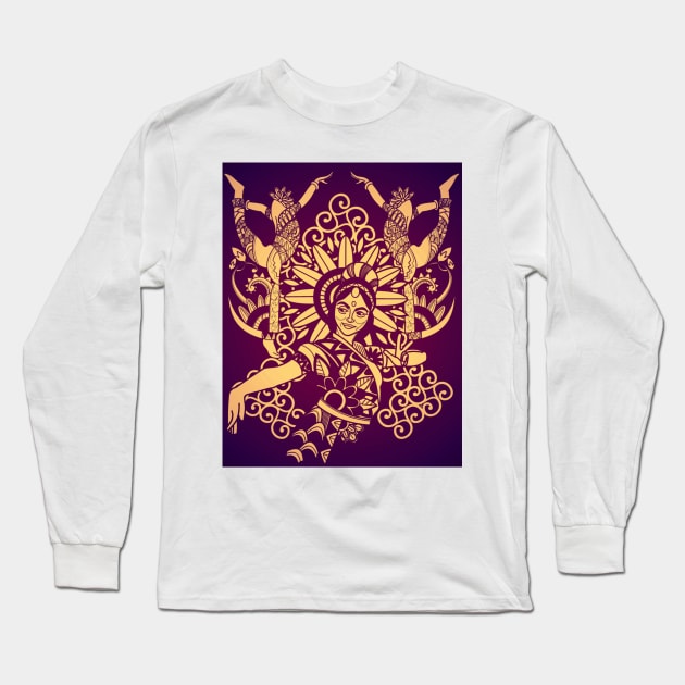 indian Long Sleeve T-Shirt by MGphotoart